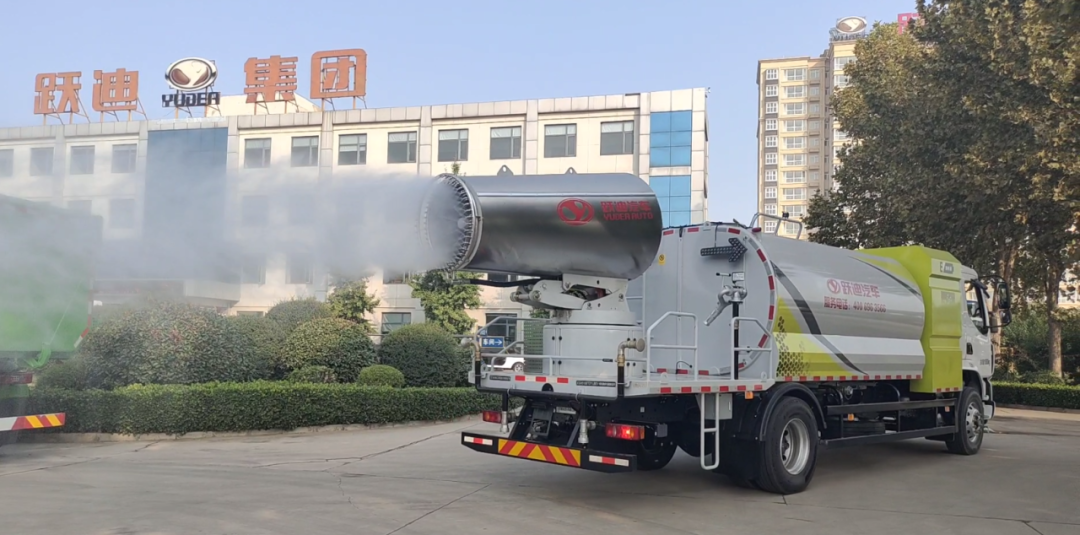 躍迪集團(tuán)新能源多功能抑塵車(chē)——低碳環(huán)保、降溫除塵